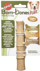 Spot Bambone Plus Stick Chicken Dog Chew Toy Medium (Option: 9 count Spot Bambone Plus Stick Chicken Dog Chew Toy Medium)