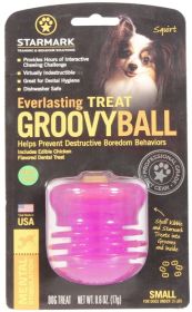 Starmark Everlasting Treat Groovy Ball Small (Option: 3 count Starmark Everlasting Treat Groovy Ball Small)