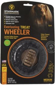 Starmark Everlasting Treat Wheeler Medium (Option: 1 count Starmark Everlasting Treat Wheeler Medium)