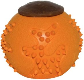 Starmark RubberTuff Treat Ball Medium (Option: 1 count Starmark RubberTuff Treat Ball Medium)