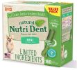 Nylabone Natural Nutri Dent Fresh Breath Limited Ingredients Mini Dog Chews